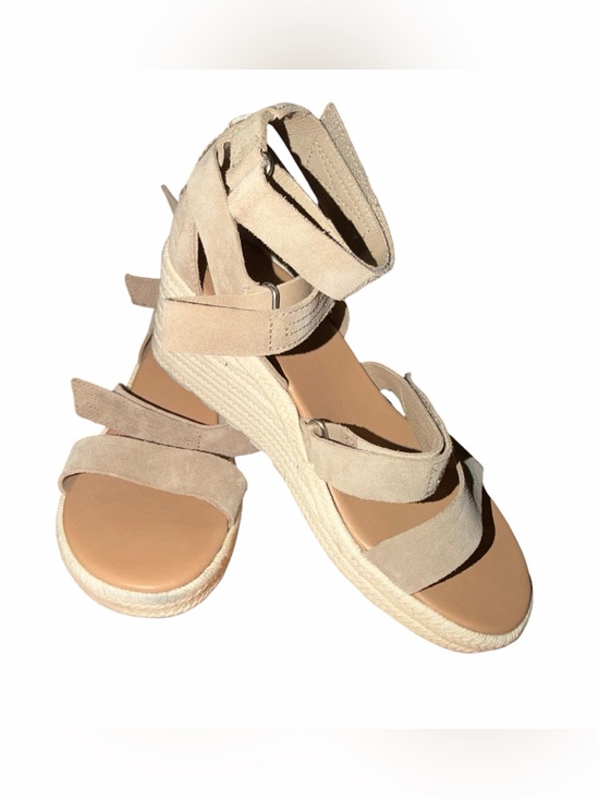 Sorel Cameron Wedge Multistrap Sandal in Omega Taupe Women’s Size 8.5